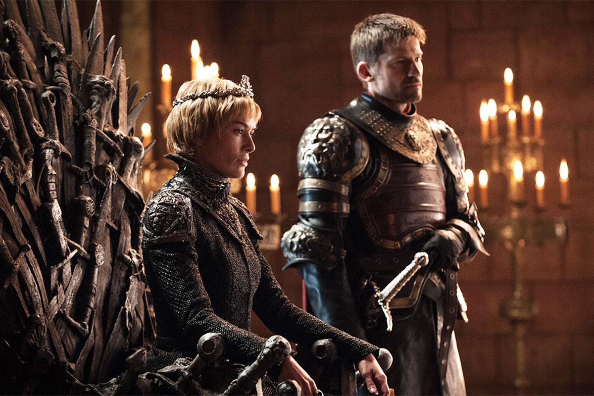 Cersei (Lena Headey) and Jaime Lannister (Nikolaj Coster-Waldau) in 'Game of Thrones'