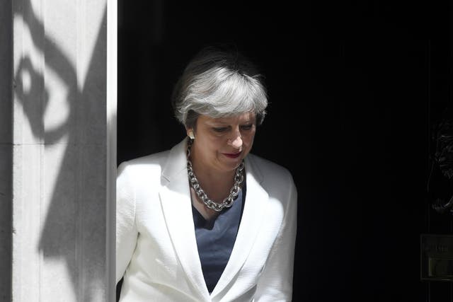 Theresa May hinted that a Cabinet reshuffle is looming 
