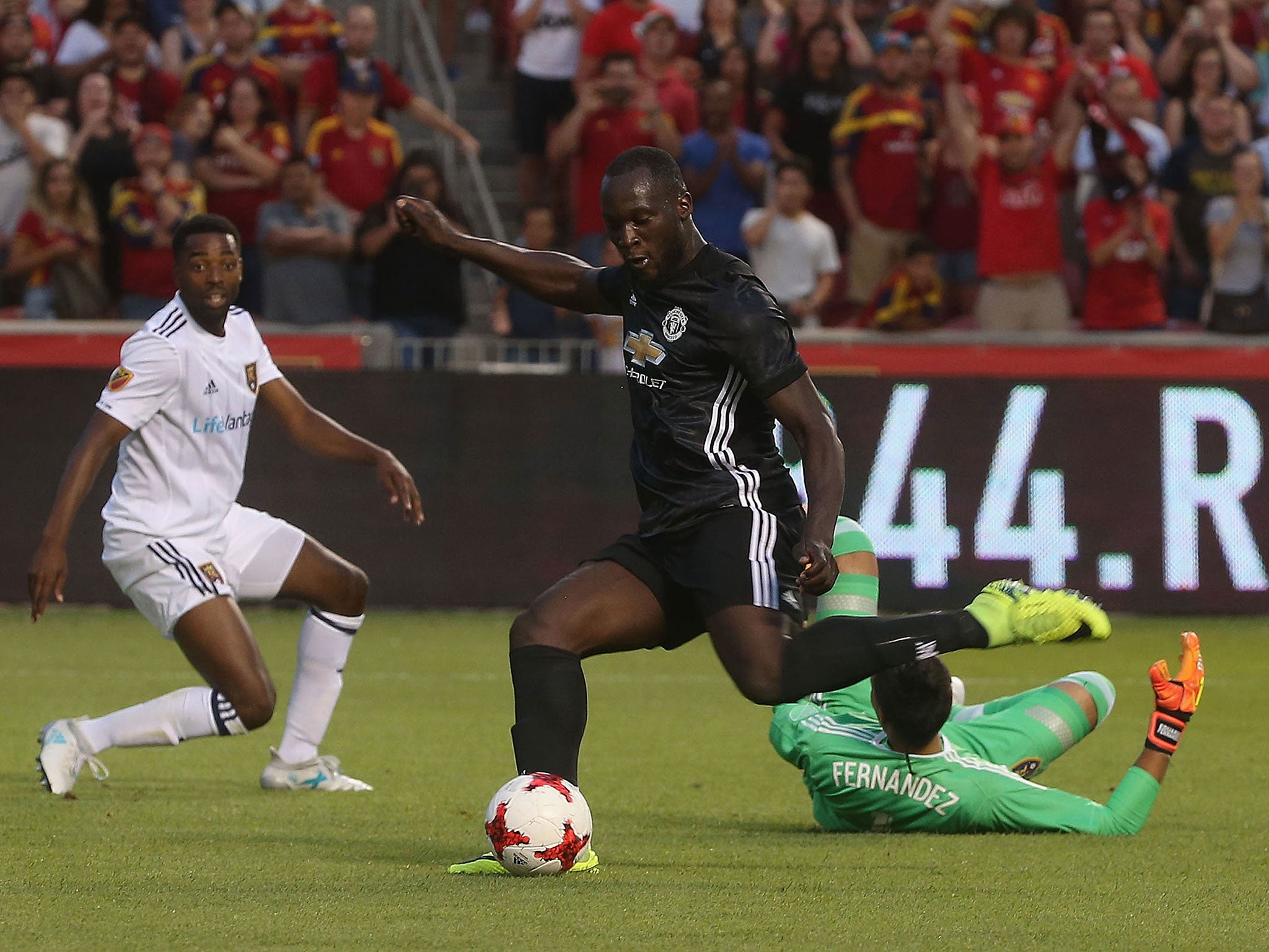 Lukaku has scored two goals on United's US tour so far