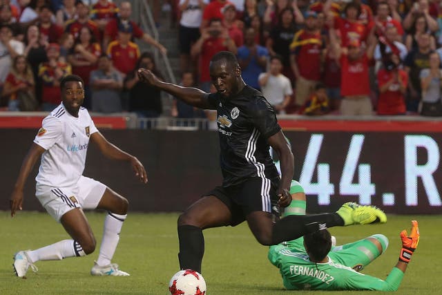 Lukaku has scored two goals on United's US tour so far