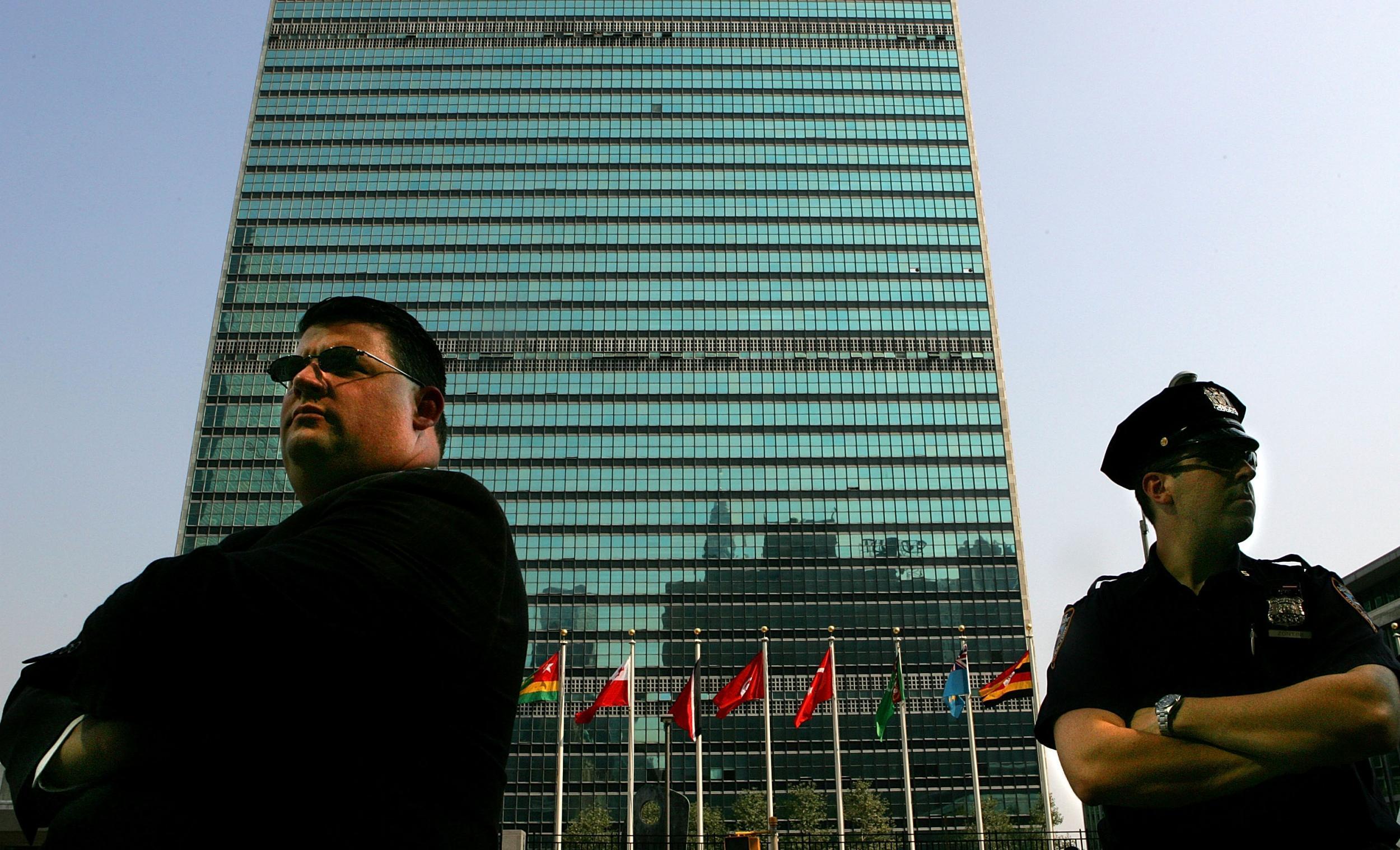 A fire alarm went off at the United Nations Secretariat building in New York City. Staff were briefly evacuated.