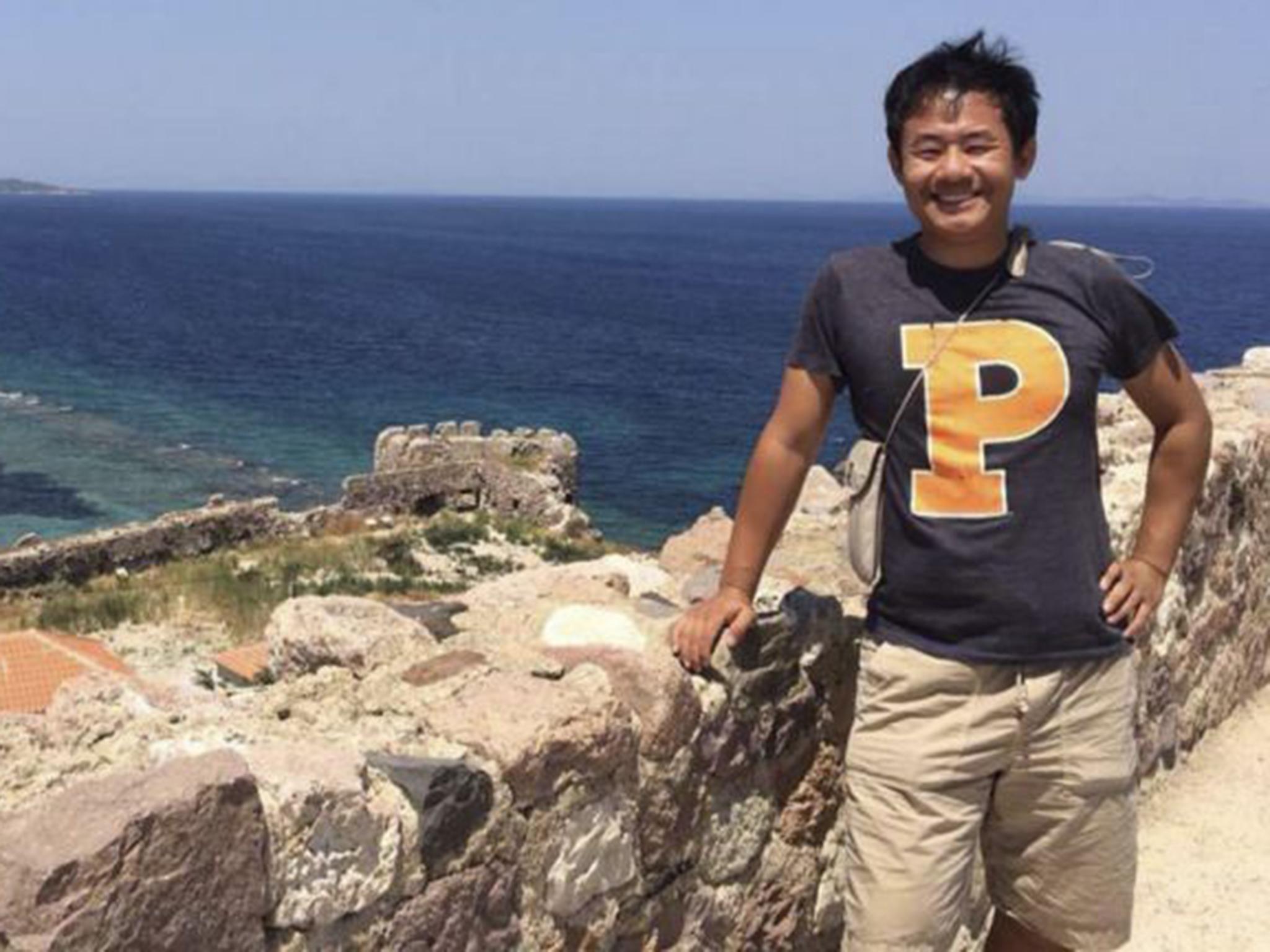 Xiyue Wang, a Chinese-American Princeton graduate student poses for a photo at an unknown location
