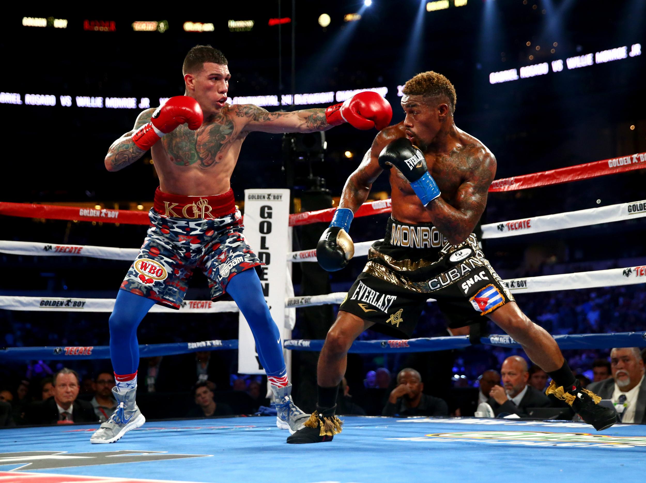 Monroe beat Rosado on the Golovkin v Brook undercard