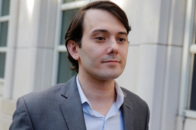 Martin Shkreli, former CEO of Turing Pharmaceuticals and KaloBios Pharmaceuticals, departs after a hearing at US Federal Court in Brooklyn, New York