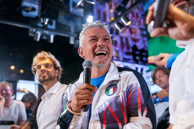 Roberto Baggio remains an engaging and overwhelmingly happy character