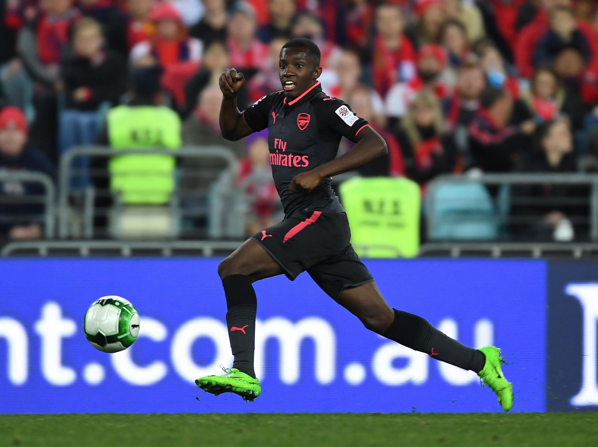 
Nketiah was released by Chelsea at 14 before being picked up by Arsenal 