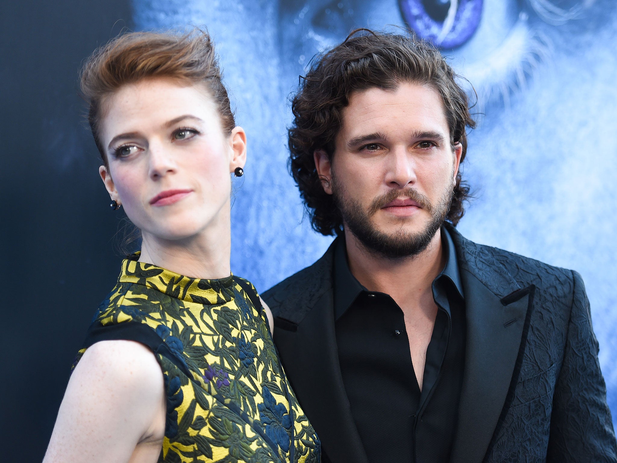 Rose Leslie and Kit Harington, who met on set of Game of Thrones in 2012