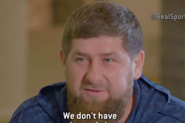 Chechnya leader Ramzan Kadyrov: 'We don't have any gays here. Such people are subhuman'
