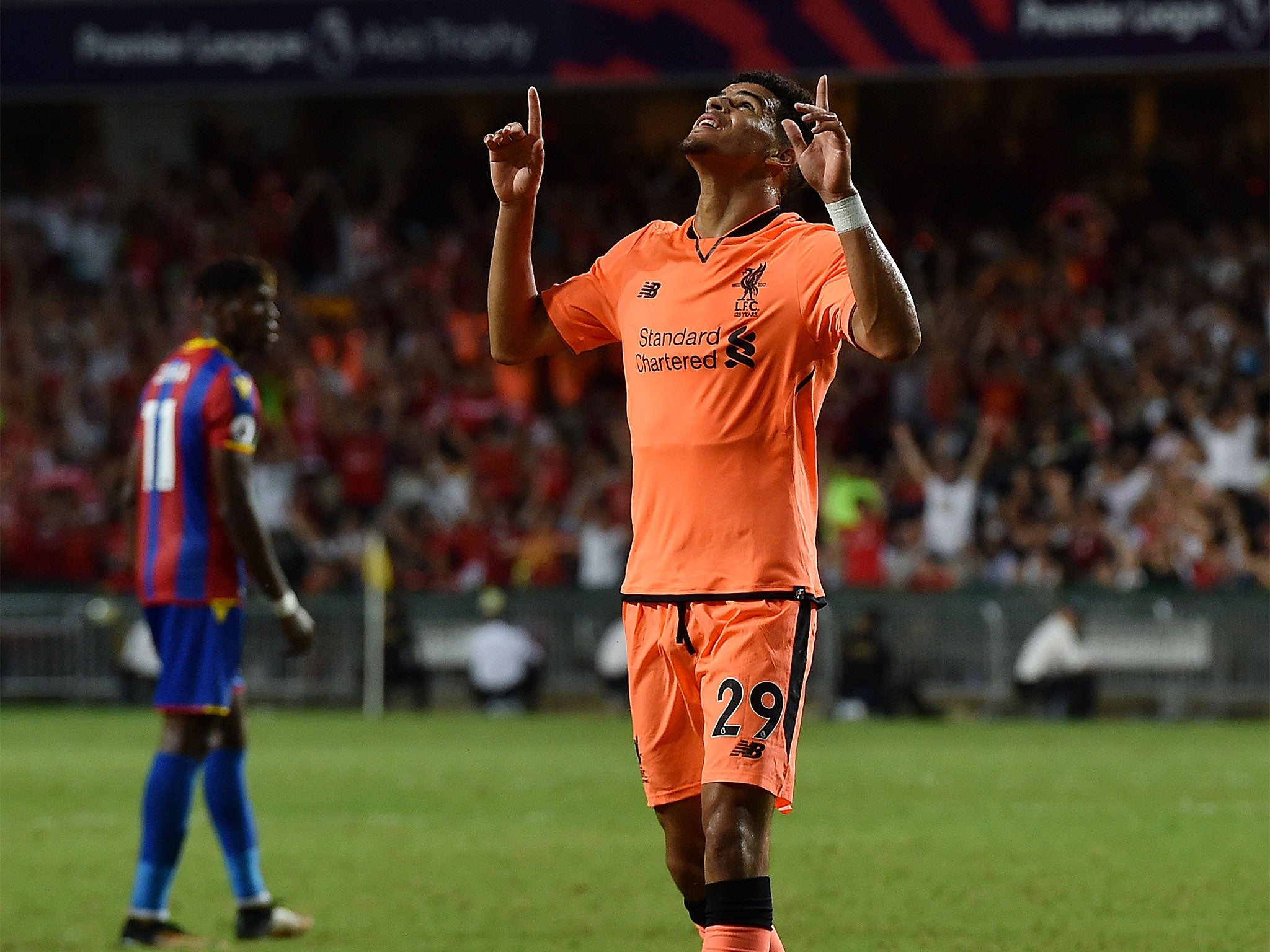 Dom Solanke scored for Liverpool as they beat Palace 2-0