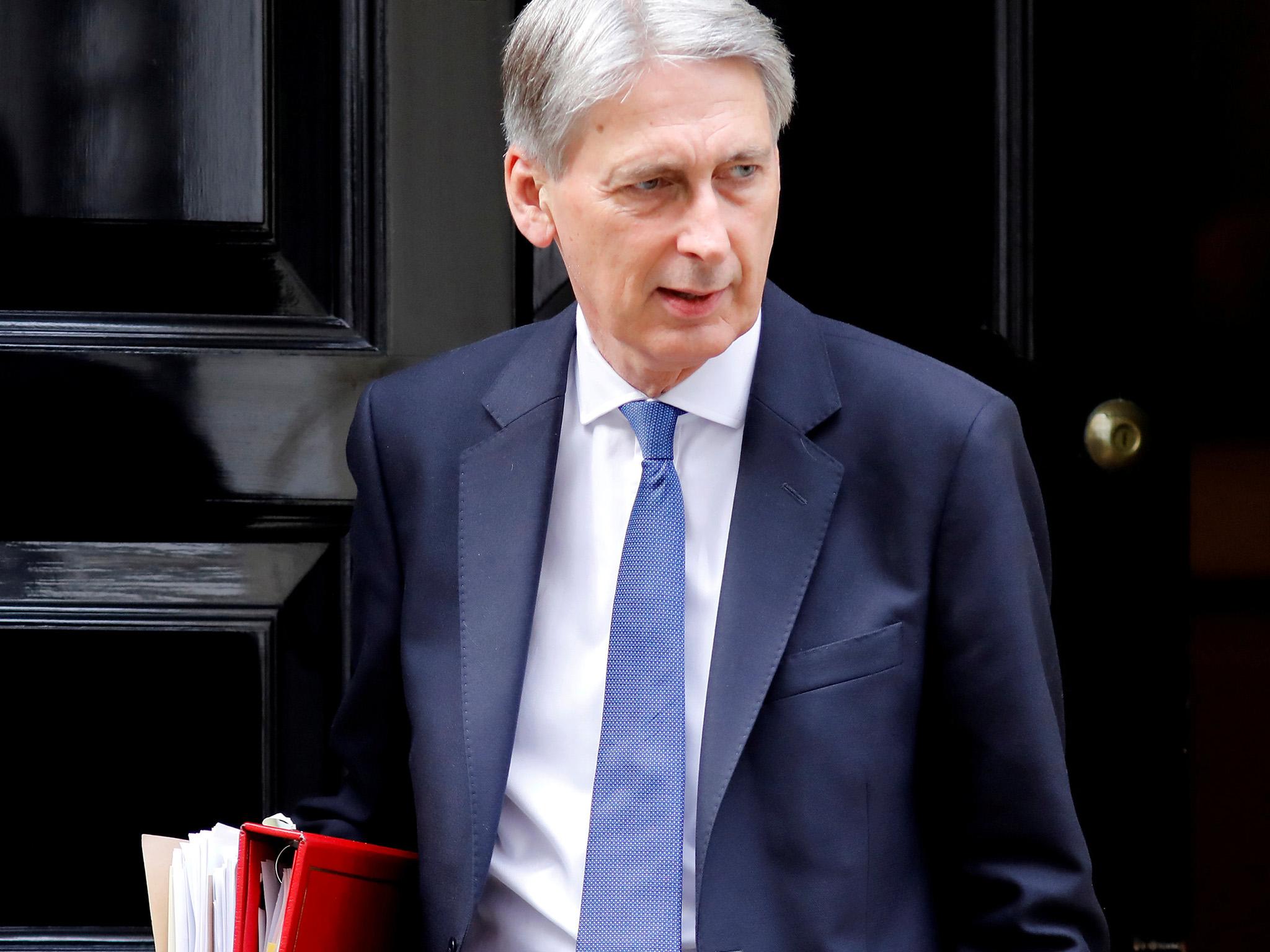 Chancellor Philip Hammond refused to back Ms May to lead the Tories to the next election