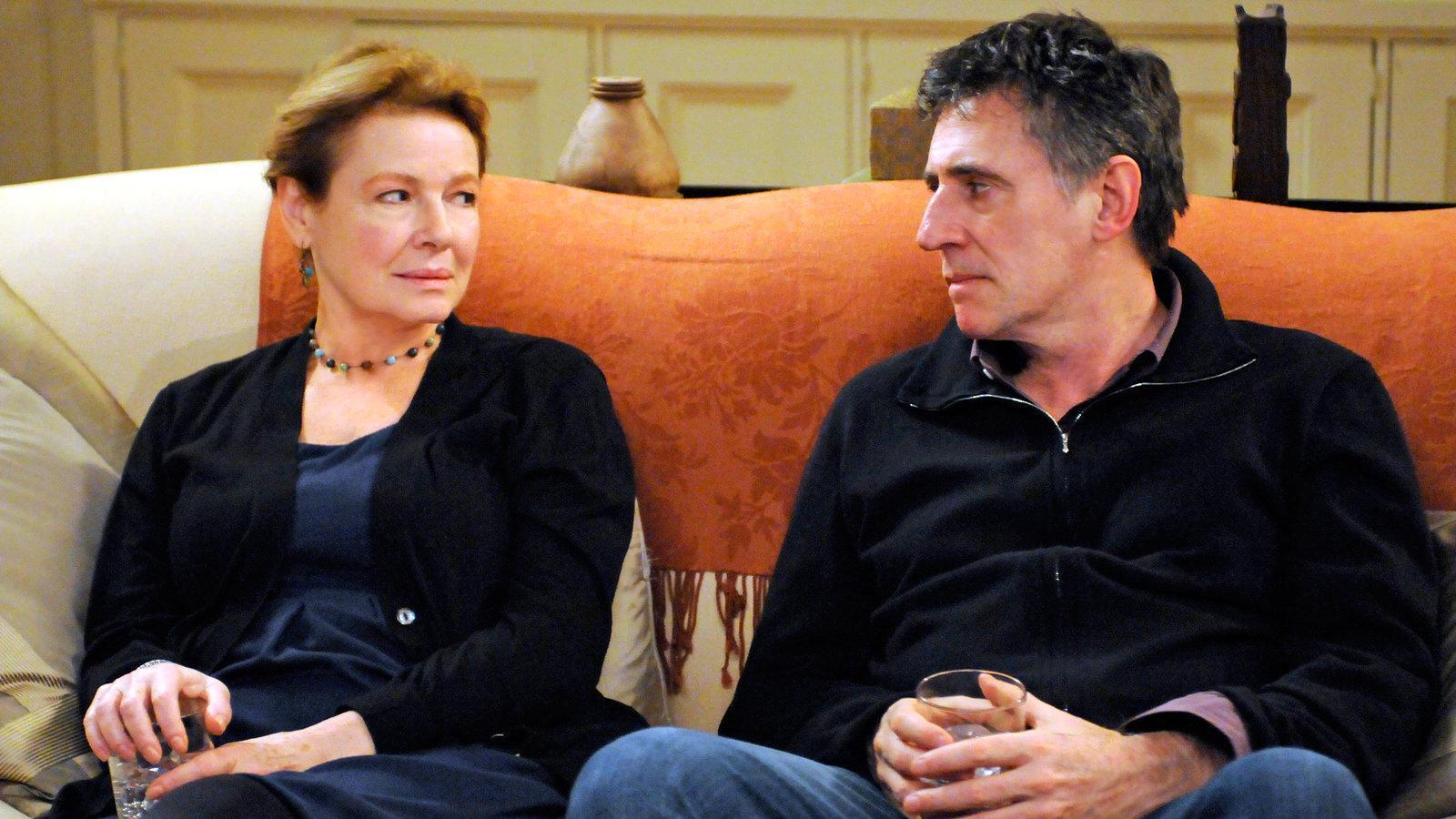 Dianne Wiest stars as therapist Gina, with Gabriel Byrne (right) as the middle-aged psychologist in HBO’s ‘In Treatment’