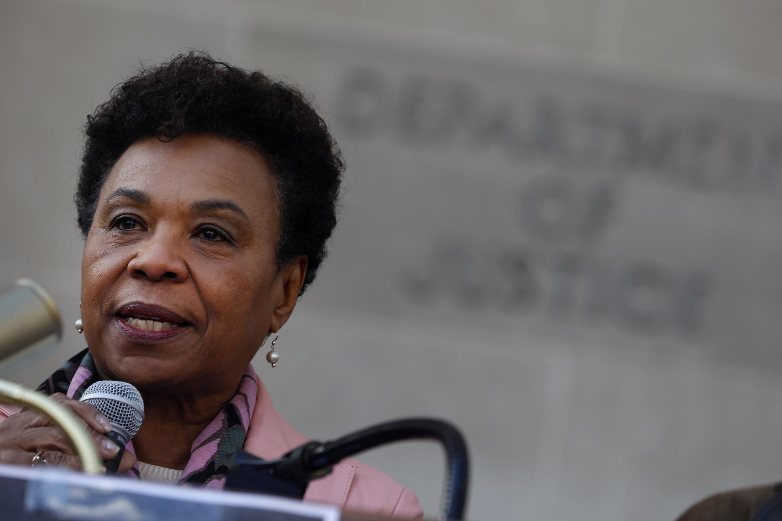 Representative Barbara Lee's amendment was stripped from the National Defense Authorization Act without a vote