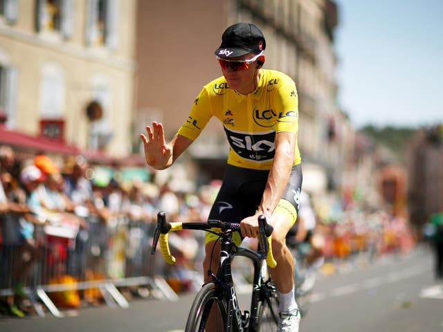 Froome is not by any means as comfortable as he has in past years