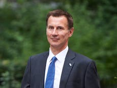 Jeremy Hunt apologises to patients as thousands of operations delayed
