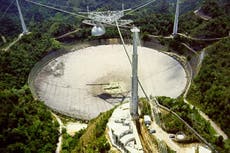 Famous Arecibo Observatory collapses after sustaining damage