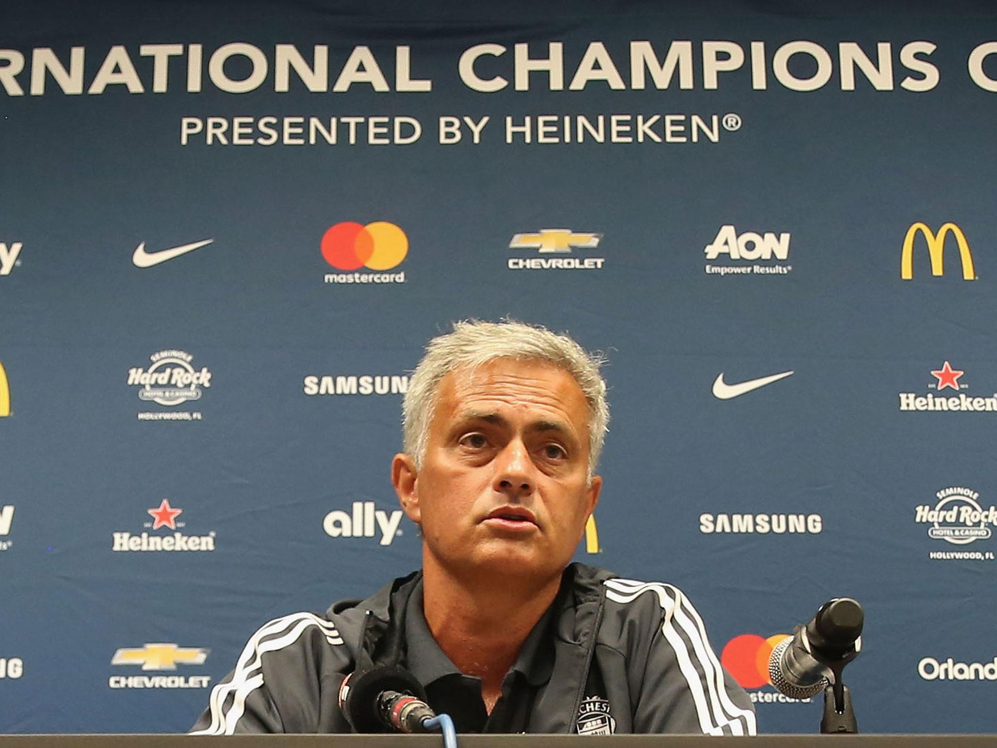 Jose Mourinho has downplayed the friendly against City