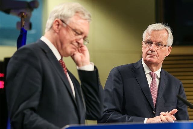 David Davis and EU chief negotiator Michel Barnier are not exactly making progress