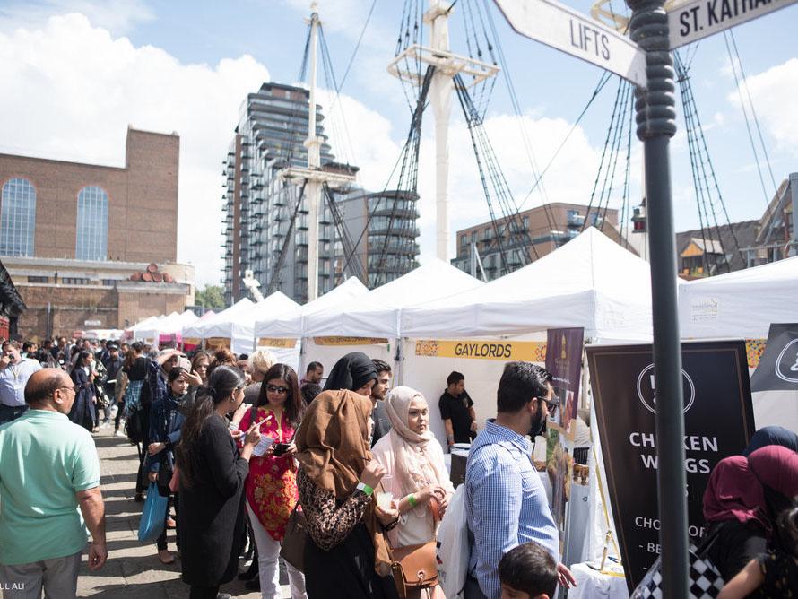 East is feast: halal meat cooks converge at the Tobacco Docks in east London