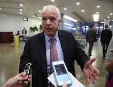 'He'll scare the cancer out of his head': Tributes pour in for McCain