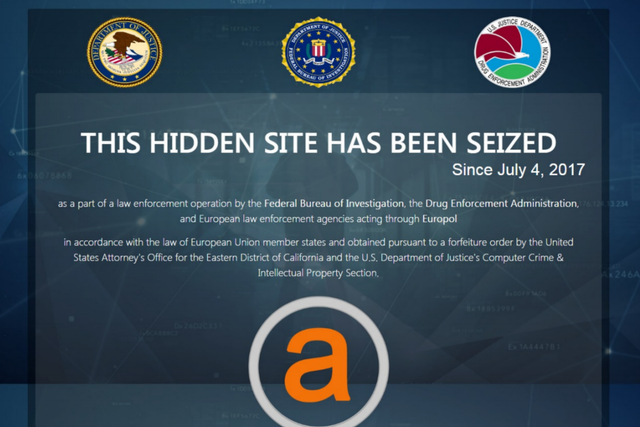 AlphaBay wasn't accessible through regular web browsers like Google Chrome and Firefox