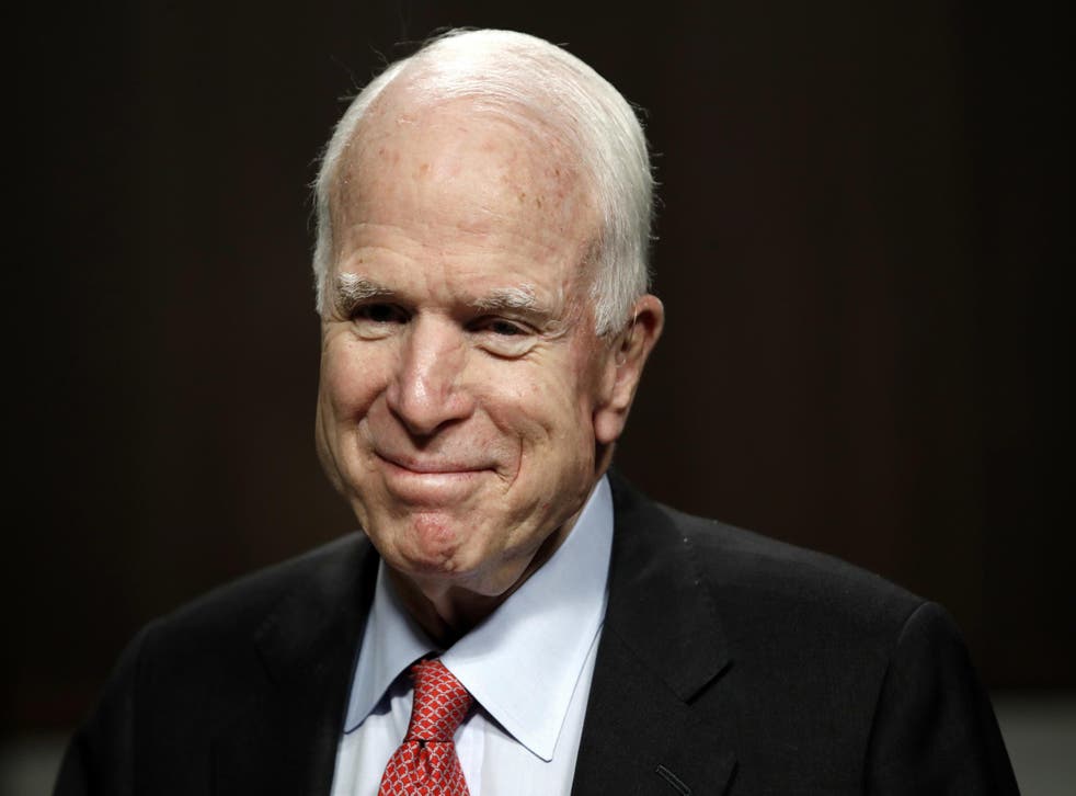 Senator John McCain has been diagnosed with a brain tumor after a blood clot was removed