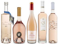 Rose wines from Southern France's Provence area 