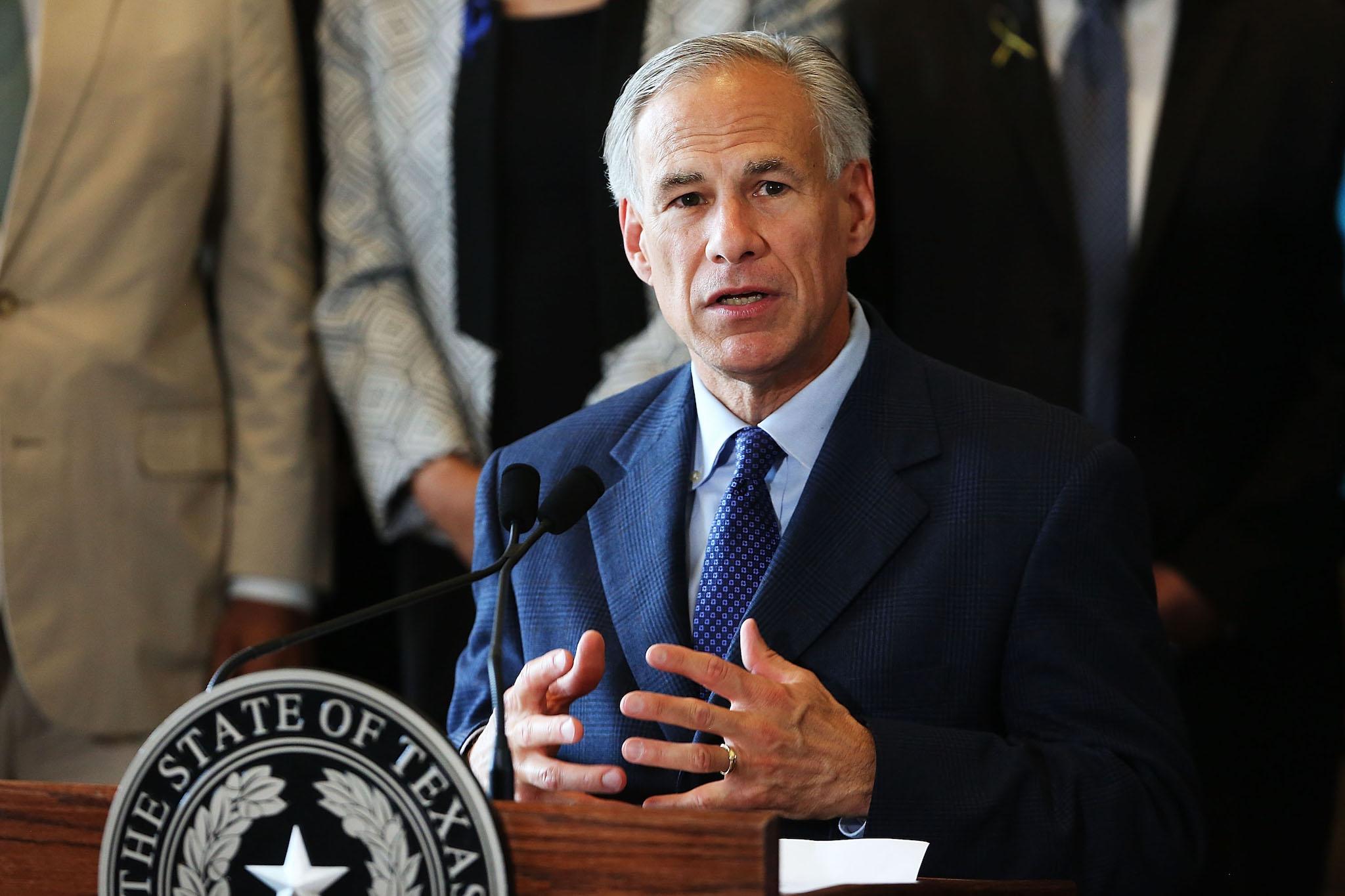 Current Texas Governor Greg Abbott, who will run for reelection