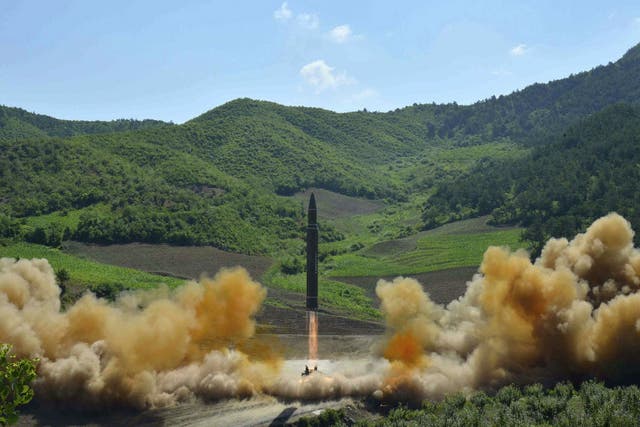 North Korea tested its first ICBM in early July
