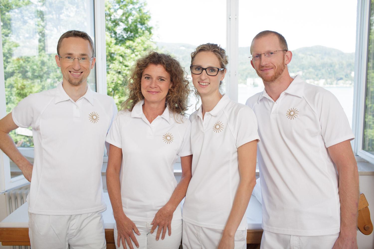 Dr Stephan Domenig (right) and his team