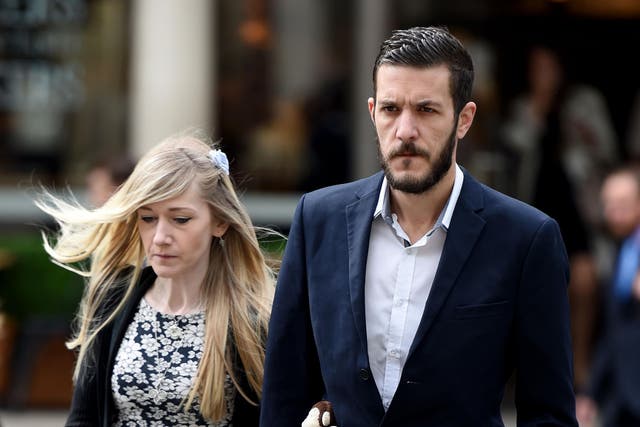 Charlie Gard's parents Connie Yates and Chris Gard arrive at the Royal Courts of Justice