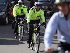 Police put undercover officers on bicycles to catch dangerous drivers