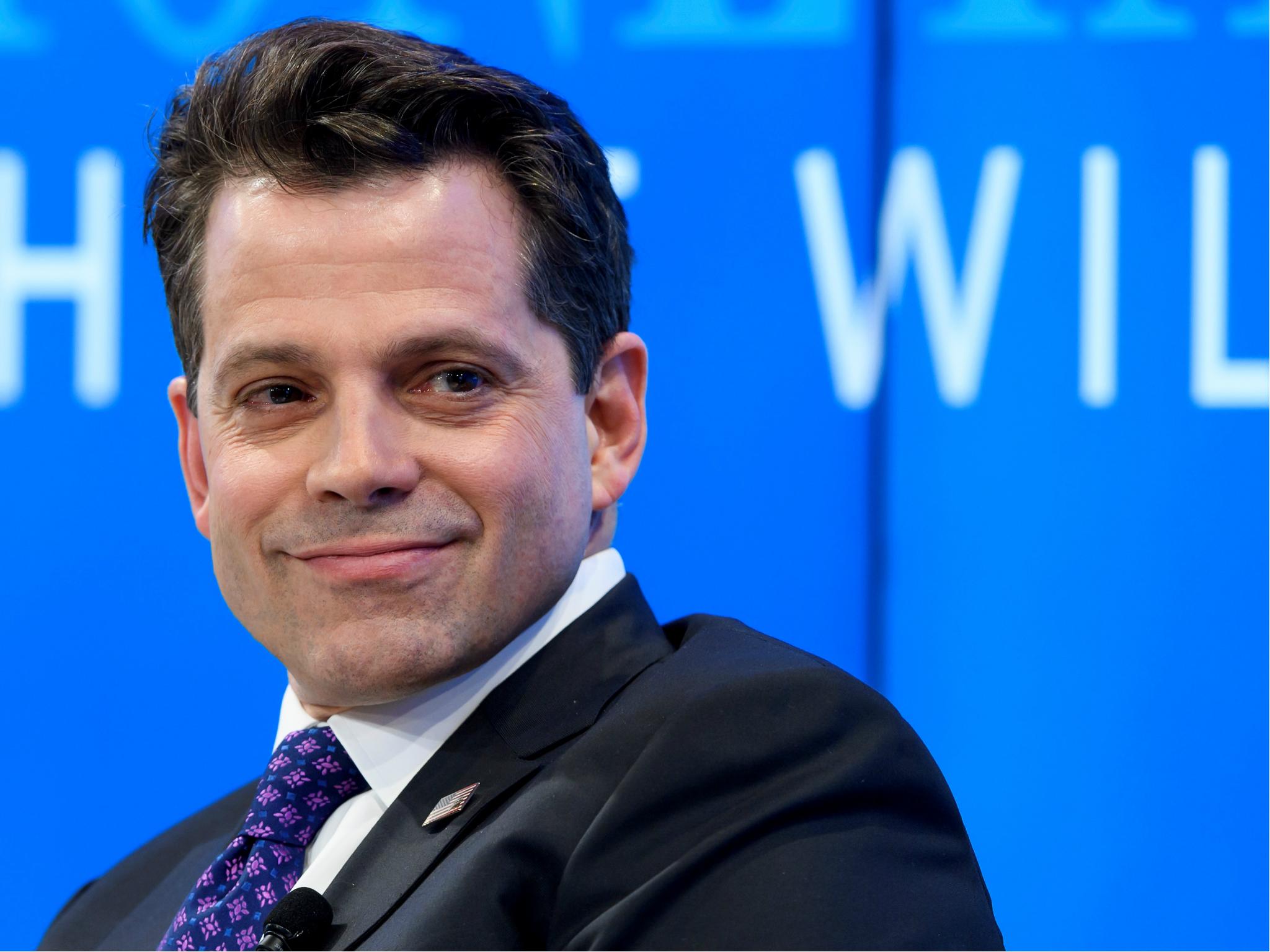 Mr Scaramucci said he 'loves the President' and criticised 'disconnect' with the media