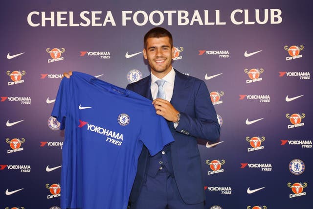 Morata becomes Chelsea's record-signing