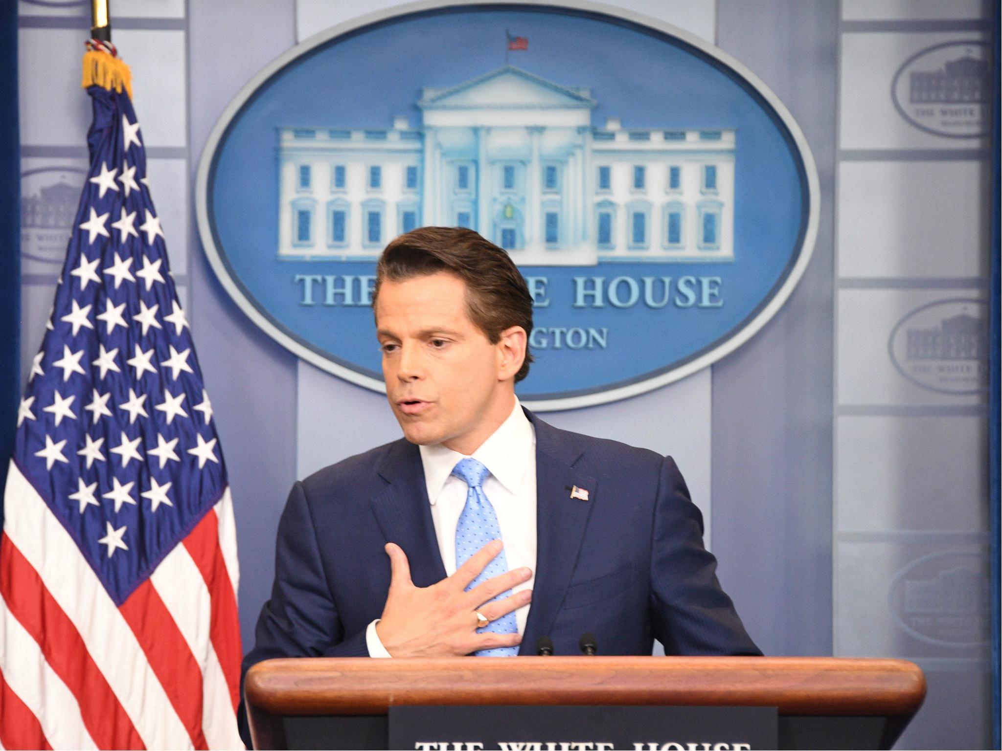 Anthony Scaramucci was forced to publicly apologise to Donald Trump over his deleted tweets