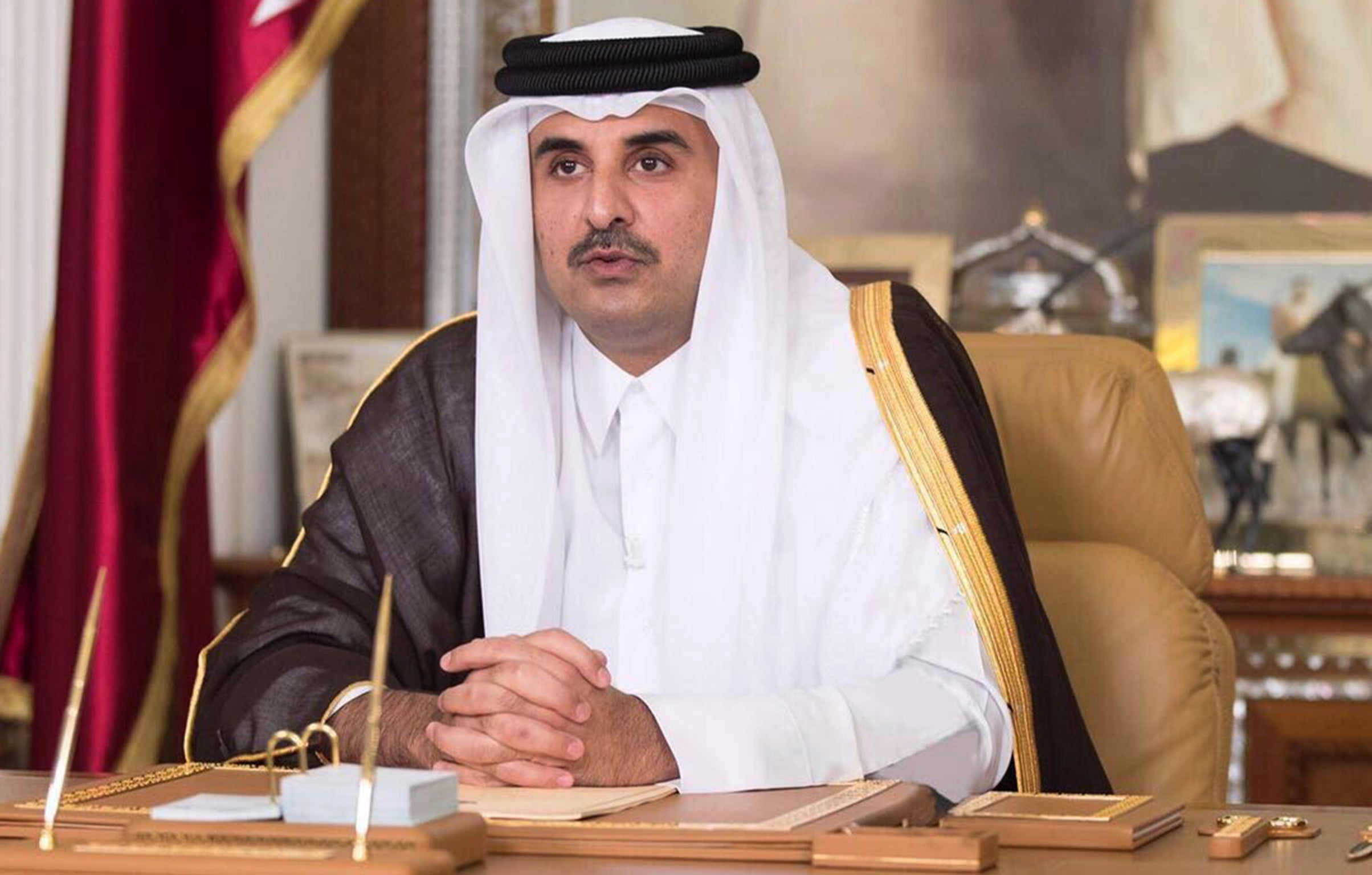 Sheikh Tamim bin Hamad Al Thani said Qatar remains open to dialogue