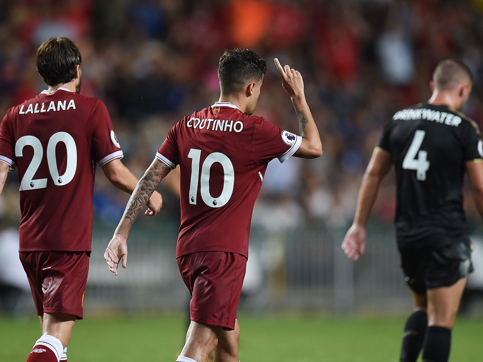 Philippe Coutinho clinched Liverpool victory in Hong Kong