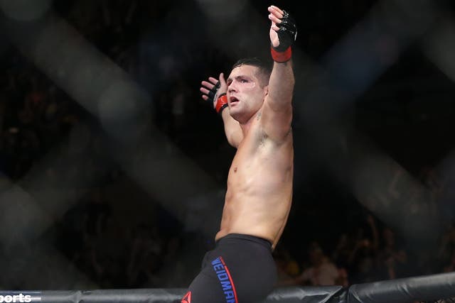 Weidman ended a run of three defeats in the Octagon