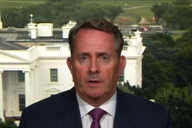 Trade Secretary Liam Fox is said to be relaxed about chlorine-washed chickens in British supermarkets