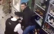 CCTV shows police throw Rashan Charles to ground in shop before death