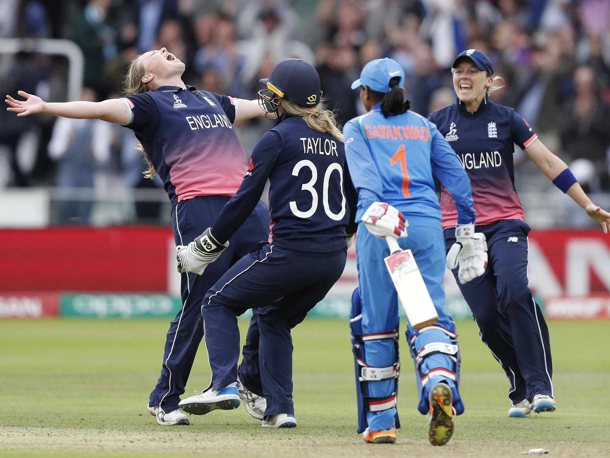Shrubsole was player of the match in the World Cup final