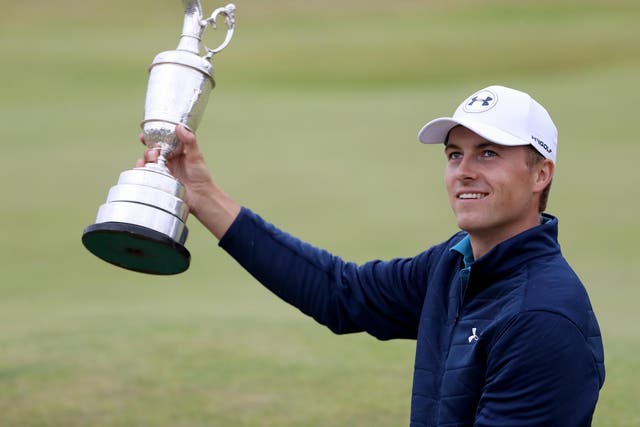 Spieth has now won three of the major golf championships