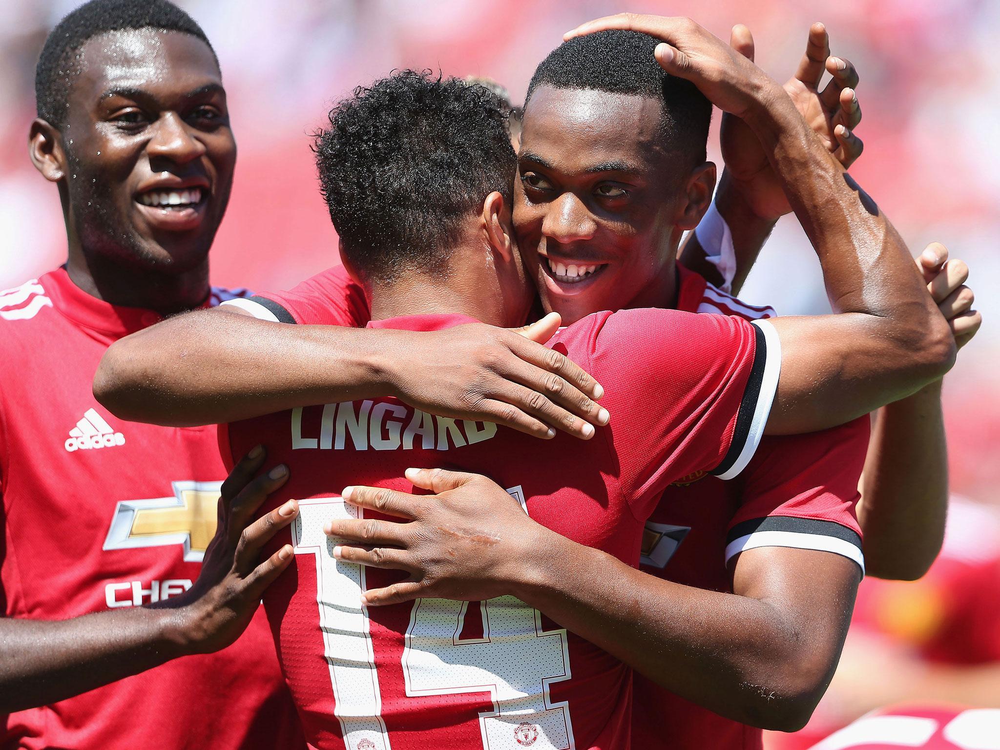 Anthony Martial stood out for Manchester United in Santa Clara