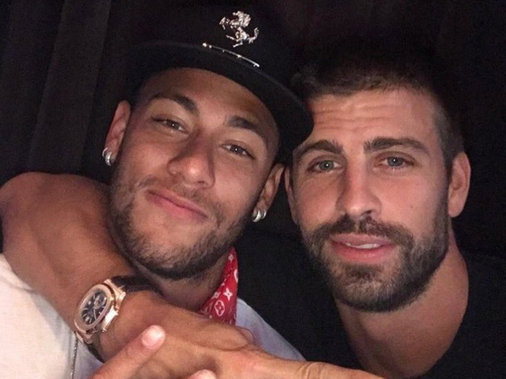 Gerard Pique suggested Neymar would stay at Barcelona on Sunday