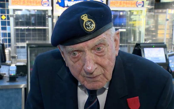 World War II veteran Ken Sturdy was moved to tears after seeing Christopher Nolan's war epic