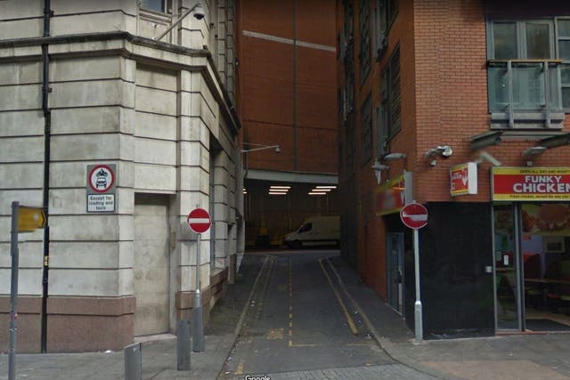 Well Street in the Manchester city centre, where the attack took place