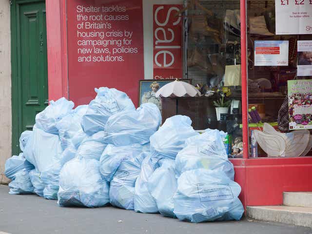 In the bag: Britons throw away a staggering amount of clothes every year
