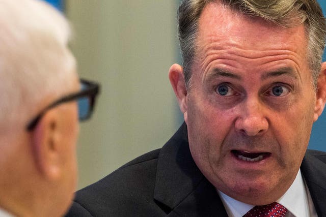 Liam Fox said the UK will prioritise trade deals with the US, Australia and New Zealand