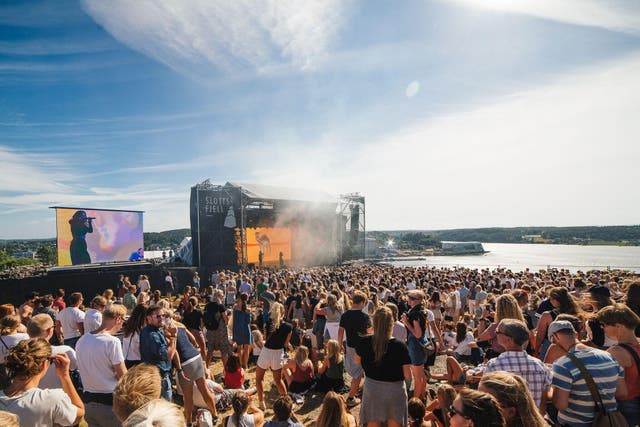 Slottsfjell festival in Norway
