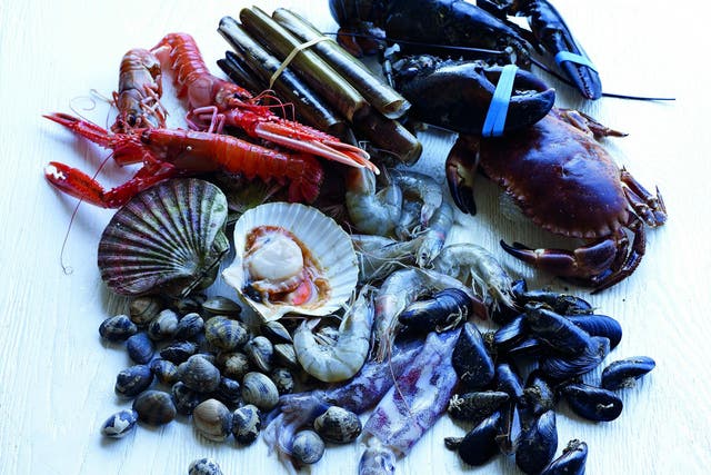 Shellfish should ideally be bought live from a reputable fishmonger