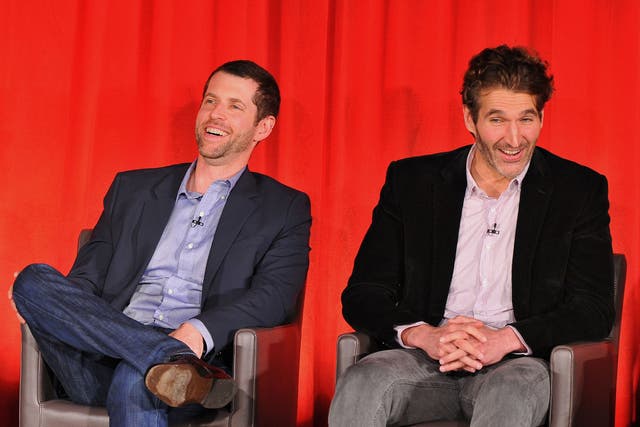 'Game of Thrones' creators DB Weiss (left) and David Benioff are lined up to work on the new HBO series 'Confederate' about slavery and the American Civil War